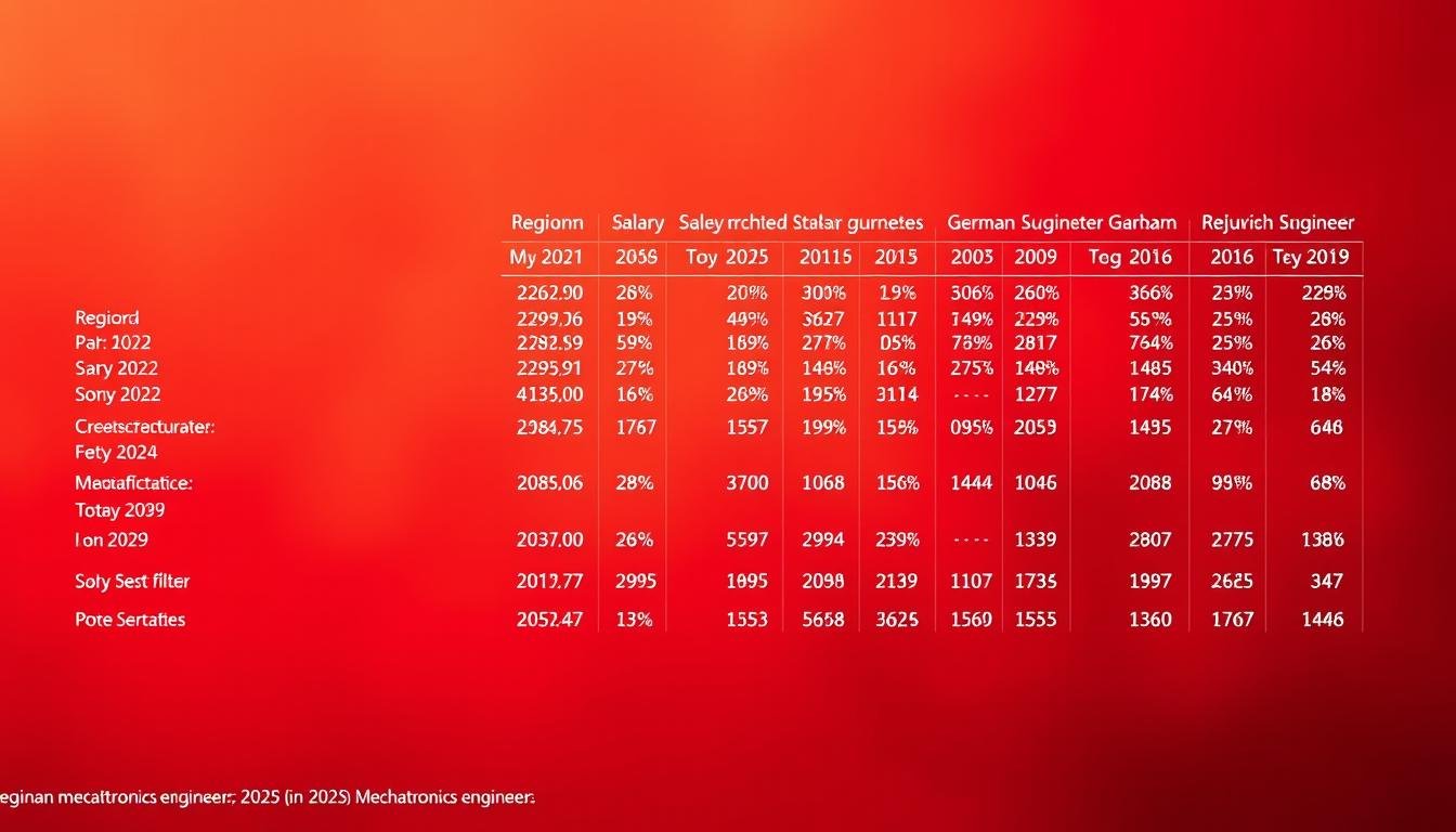 Regionale Gehaltsunterschiede Mechatroniker 2025